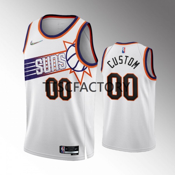 Phoenix Suns Trikot Benutzerdefinierte Nike 2022-23 Association Edition Weiß Swingman - Herren Phoenix Suns Trikot Benutzerdefinierte Nike 2022-23 Association Edition Weiß Swingman - Herren